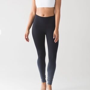 Lululemon Athletica Black Ombre Leggings
